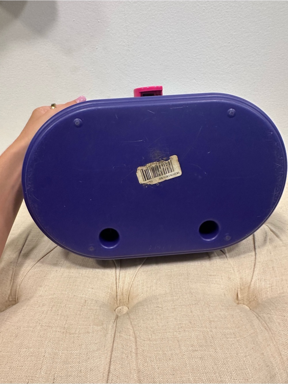Caboodles Blue and Purple Storage Case with Pink Handle - Picture 8 of 8